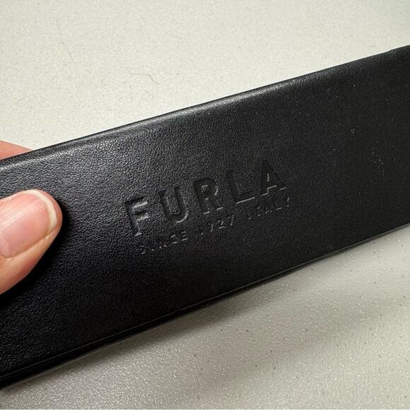 Furla Black Foldable Glasses Case Sunglasses Case Only - Picture 1 of 5